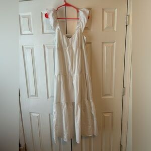 Abercrombie Maxi Flutter sleeve dress - worn once for a shower!